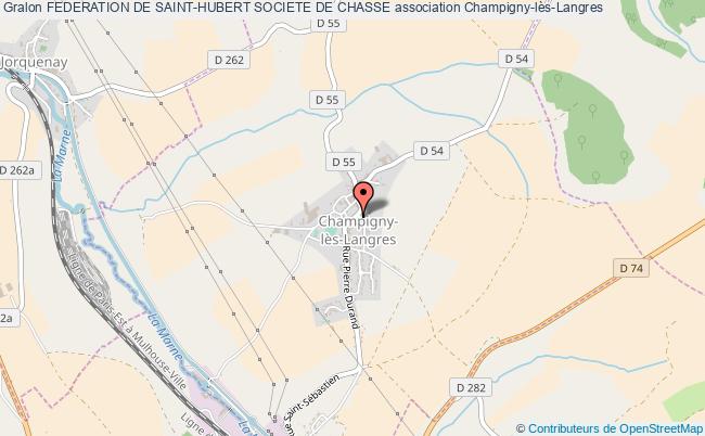 plan association Federation De Saint-hubert Societe De Chasse Champigny-lès-Langres