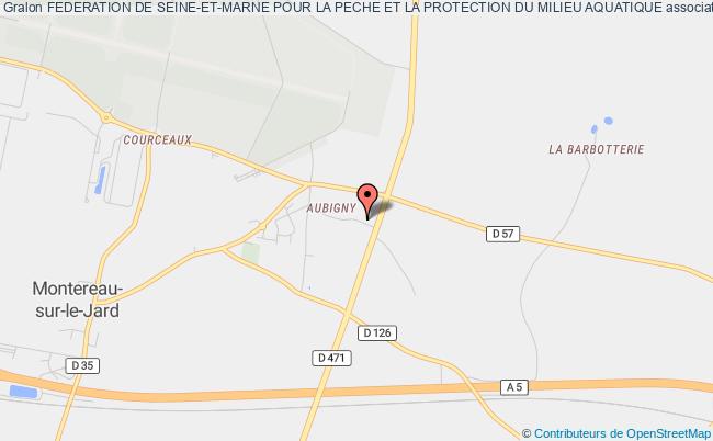 plan association Federation De Seine-et-marne Pour La Peche Et La Protection Du Milieu Aquatique Montereau-sur-le-Jard