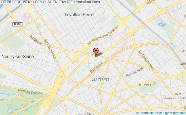 plan association Federation Demolay En France Paris