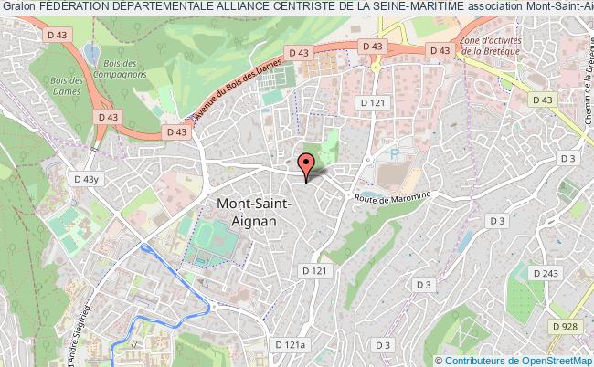 plan association FÉdÉration DÉpartementale Alliance Centriste De La Seine-maritime Mont-Saint-Aignan