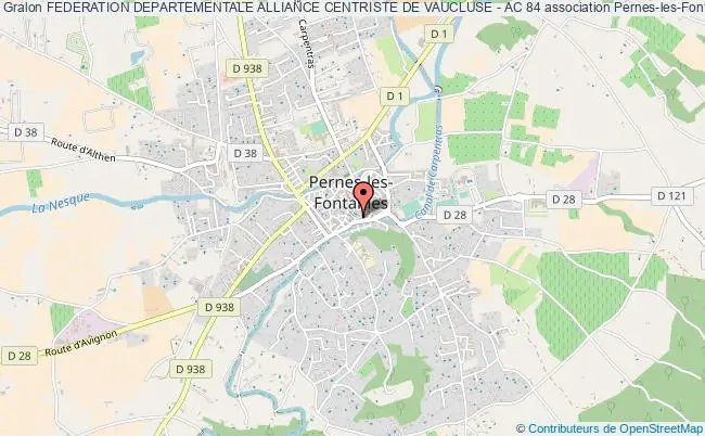 FEDERATION DEPARTEMENTALE ALLIANCE CENTRISTE DE VAUCLUSE - AC 84
