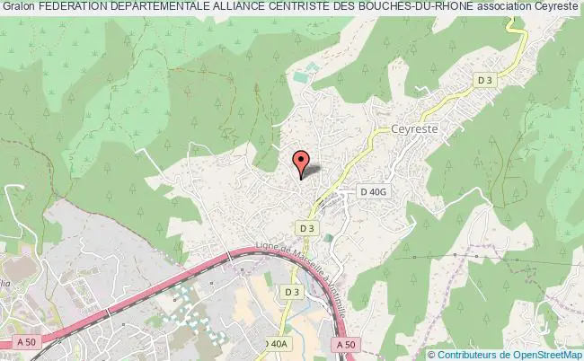 plan association Federation Departementale Alliance Centriste Des Bouches-du-rhone Ceyreste