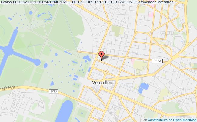 plan association Federation Departementale De La Libre Pensee Des Yvelines Versailles