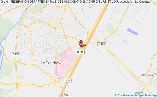 plan association Federation Departementale Des Associations Admr D'eure Et Loir Le    Coudray
