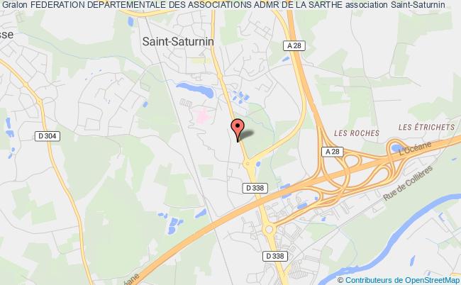 plan association Federation Departementale Des Associations Admr De La Sarthe Saint-Saturnin