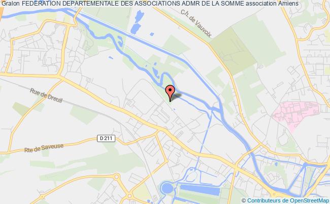 plan association Federation Departementale Des Associations Admr De La Somme Amiens