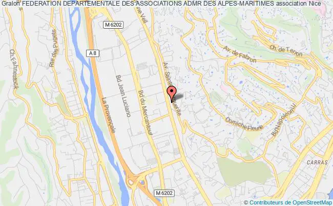 plan association Federation Departementale Des Associations Admr Des Alpes-maritimes Nice
