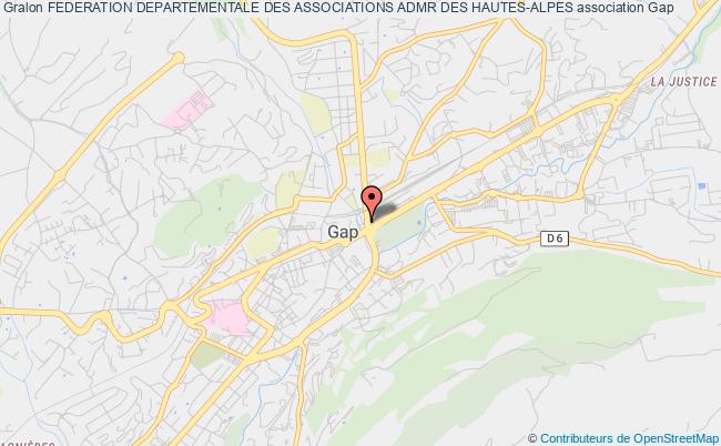 plan association Federation Departementale Des Associations Admr Des Hautes-alpes Gap