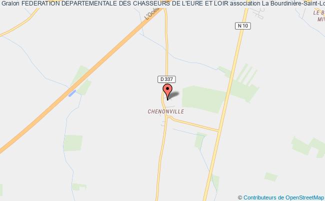 plan association Federation Departementale Des Chasseurs De L'eure Et Loir La Bourdinière-Saint-Loup