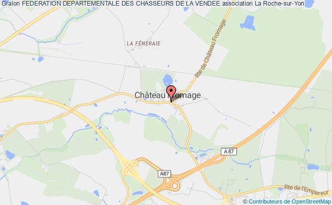plan association Federation Departementale Des Chasseurs De La Vendee La    Roche-sur-Yon