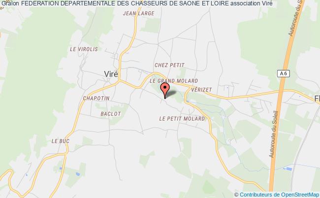 plan association Federation Departementale Des Chasseurs De Saone Et Loire Viré