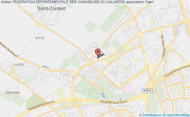 plan association Federation Departementale Des Chasseurs Du Calvados Caen