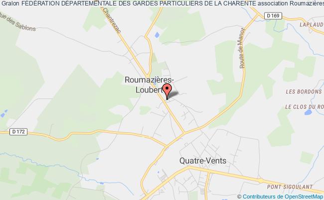 plan association FÉdÉration DÉpartementale Des Gardes Particuliers De La Charente Roumazières-Loubert