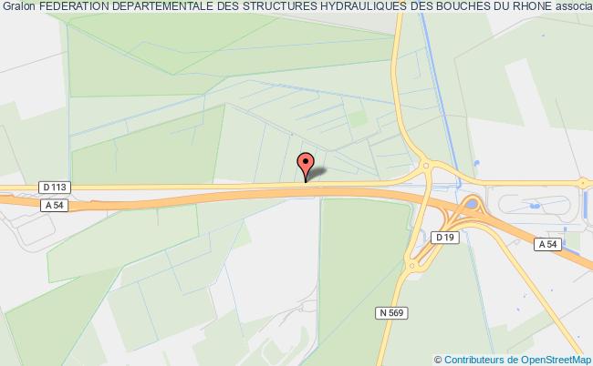 plan association Federation Departementale Des Structures Hydrauliques Des Bouches Du Rhone Salon-de-Provence