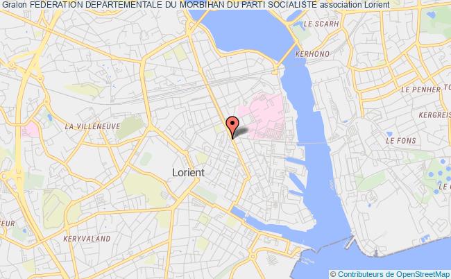 plan association Federation Departementale Du Morbihan Du Parti Socialiste Lorient