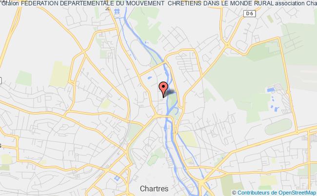 plan association Federation Departementale Du Mouvement  Chretiens Dans Le Monde Rural Chartres
