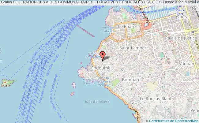 plan association Federation Des Aides Communautaires Educatives Et Sociales (f.a.c.e.s.) Marseille