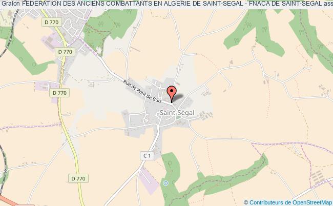 plan association Federation Des Anciens Combattants En Algerie De Saint-segal - Fnaca De Saint-segal Saint-Ségal