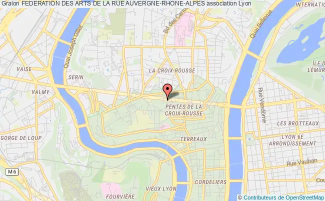 plan association Federation Des Arts De La Rue Auvergne-rhone-alpes Lyon
