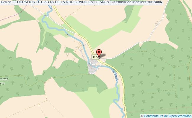 plan association Federation Des Arts De La Rue Grand Est (farest) Montiers-sur-Saulx