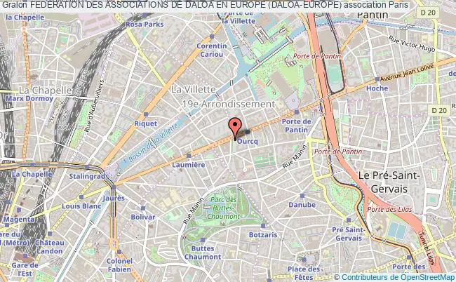 plan association Federation Des Associations De Daloa En Europe (daloa-europe) Paris