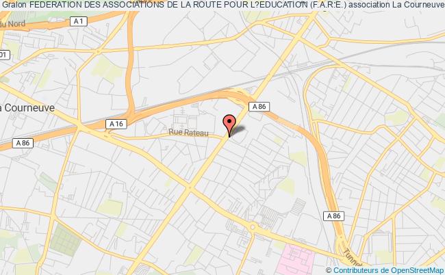 plan association Federation Des Associations De La Route Pour L?education (f.a.r.e.) La Courneuve