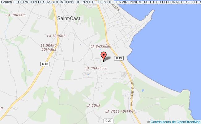 plan association Federation Des Associations De Protection De L'environnement Et Du Littoral Des CÔtes-d'armor Saint-Cast-le-Guildo