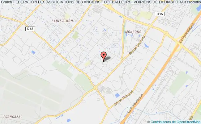 plan association Federation Des Associations Des Anciens Footballeurs Ivoiriens De La Diaspora Toulouse