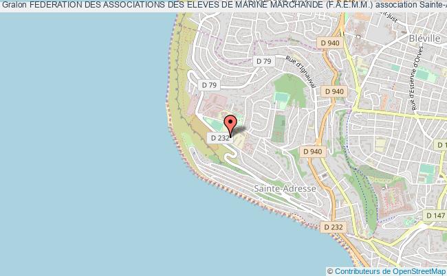 plan association Federation Des Associations Des Eleves De Marine Marchande (f.a.e.m.m.) Sainte-Adresse