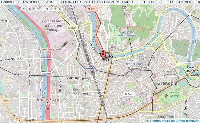 plan association FÉdÉration Des Associations Des Instituts Universitaires De Technologie De Grenoble Grenoble