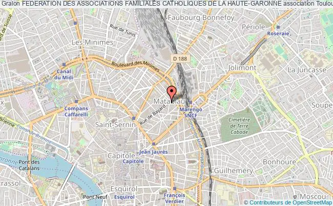plan association Federation Des Associations Familiales Catholiques De La Haute-garonne Toulouse