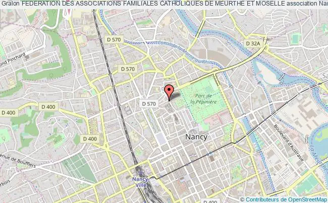plan association Federation Des Associations Familiales Catholiques De Meurthe Et Moselle Nancy