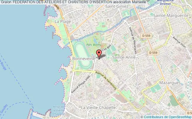 plan association Federation Des Ateliers Et Chantiers D'insertion Marseille