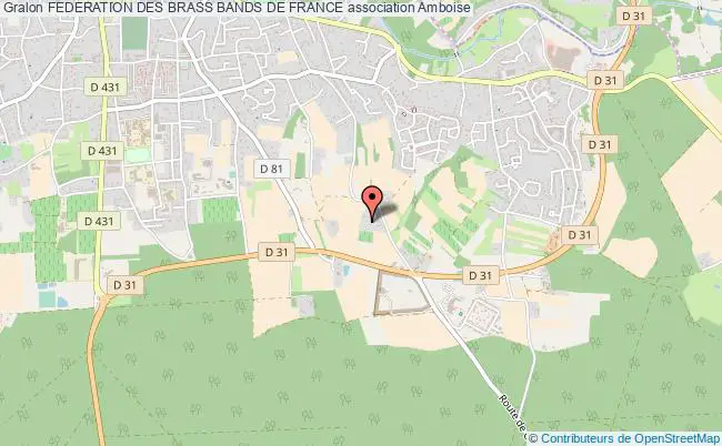 plan association Federation Des Brass Bands De France Amboise