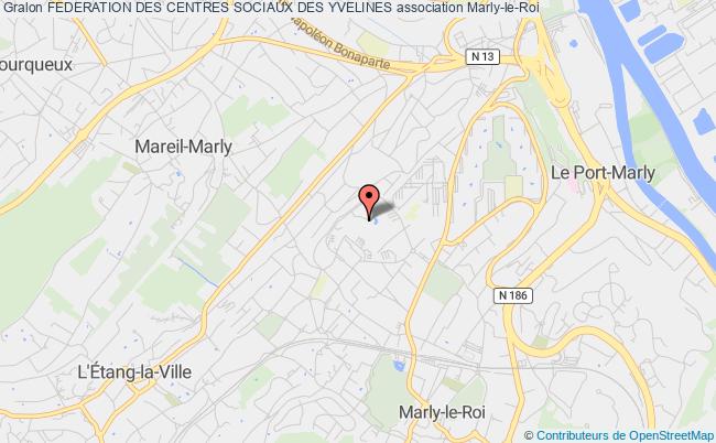 plan association Federation Des Centres Sociaux Des Yvelines Marly-le-Roi
