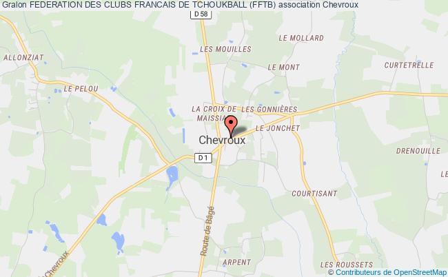 plan association Federation Des Clubs Francais De Tchoukball (fftb) Chevroux