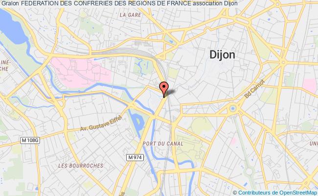 plan association Federation Des Confreries Des Regions De France Dijon