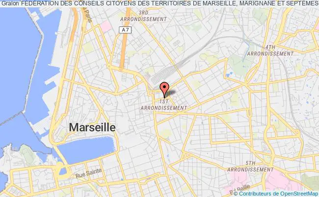 plan association FÉdÉration Des Conseils Citoyens Des Territoires De Marseille, Marignane Et SeptÈmes-les-vallons Marseille 1