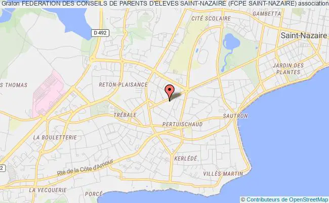 plan association Federation Des Conseils De Parents D'eleves Saint-nazaire (fcpe Saint-nazaire) Saint-Nazaire
