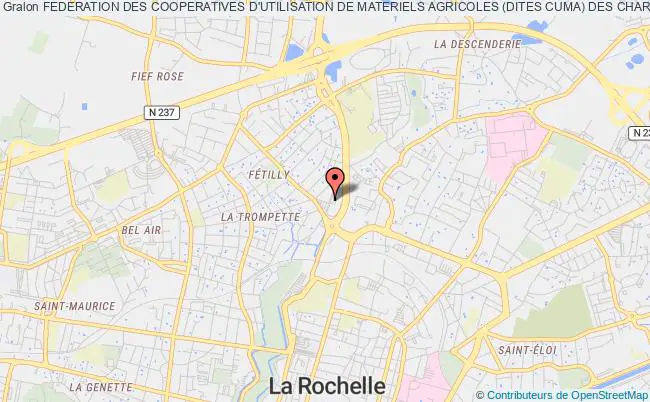 plan association Federation Des Cooperatives D'utilisation De Materiels Agricoles (dites Cuma) Des Charentes La Rochelle