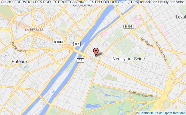 plan association Federation Des Ecoles Professionnelles En Sophrologie (feps) Neuilly-sur-Seine