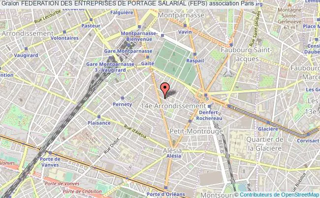 plan association Federation Des Entreprises De Portage Salarial (feps) Paris 15e