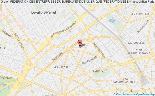 plan association Federation Des Entreprises Du Bureau Et Du Numerique (federation Eben) Paris