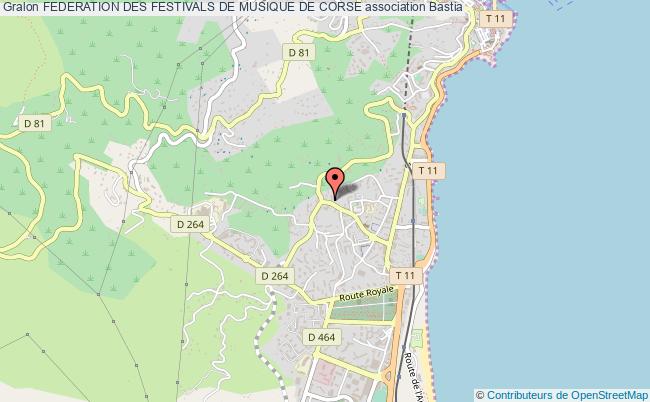 plan association Federation Des Festivals De Musique De Corse Bastia