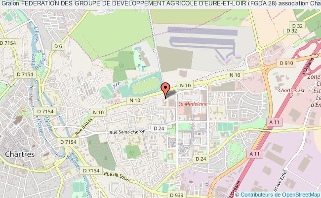 plan association Federation Des Groupe De Developpement Agricole D'eure-et-loir (fgda 28) Chartres cédex