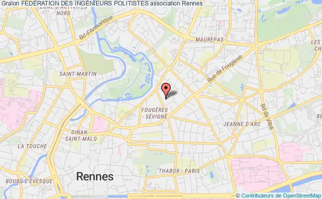 plan association FÉdÉration Des IngÉnieurs Politistes Rennes