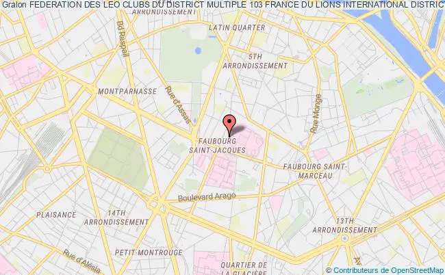 plan association Federation Des Leo Clubs Du District Multiple 103 France Du Lions International District Multiple Leo 103 France Paris