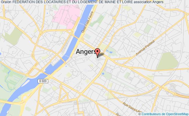 plan association Federation Des Locataires Et Du Logement De Maine Et Loire Angers
