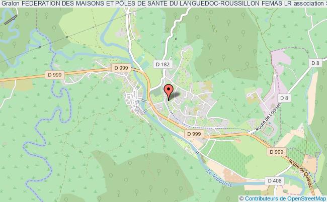 plan association Federation Des Maisons Et PÔles De Sante Du Languedoc-roussillon Femas Lr Sauve
