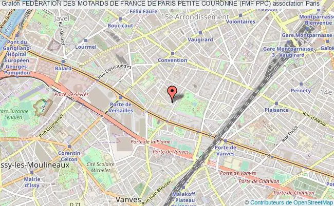 plan association Federation Des Motards De France De Paris Petite Couronne (fmf Ppc) Paris
